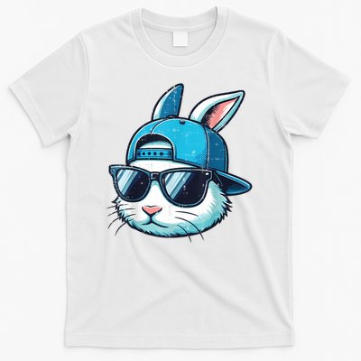 Easter Bunny Face Baseball Cap Sunglasses Rabbit Boy T-Shirt