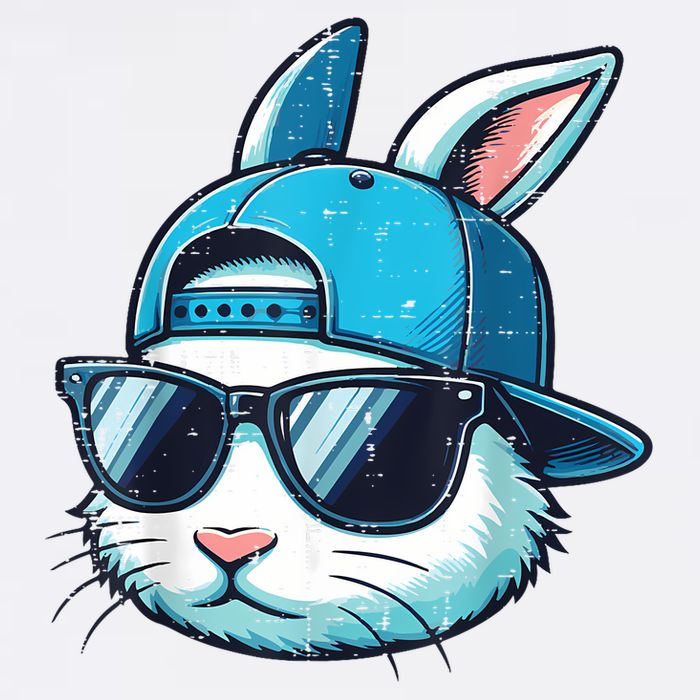 Easter Bunny Face Baseball Cap Sunglasses Rabbit Boy Adult Drive Performance Visor