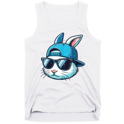 Easter Bunny Face Baseball Cap Sunglasses Rabbit Boy Tank Top