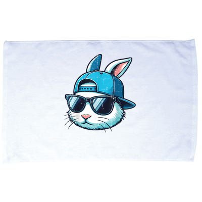 Easter Bunny Face Baseball Cap Sunglasses Rabbit Boy Microfiber Hand Towel