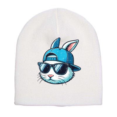 Easter Bunny Face Baseball Cap Sunglasses Rabbit Boy Short Acrylic Beanie