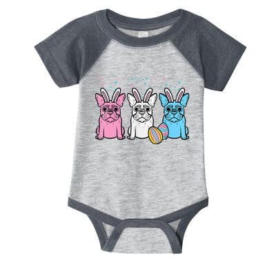 Easter Bunny French Bulldogs Frenchie Dogs Men Women Infant Baby Jersey Bodysuit