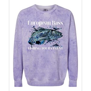 European Bass Fishing Tournament Colorblast Crewneck Sweatshirt