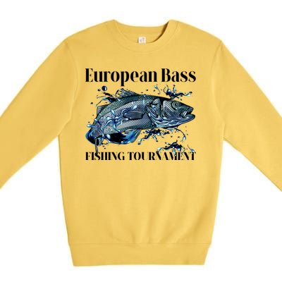 European Bass Fishing Tournament Premium Crewneck Sweatshirt