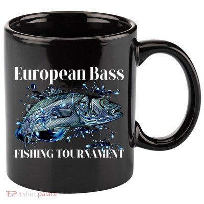 European Bass Fishing Tournament 11oz C Handle Ceramic Mug