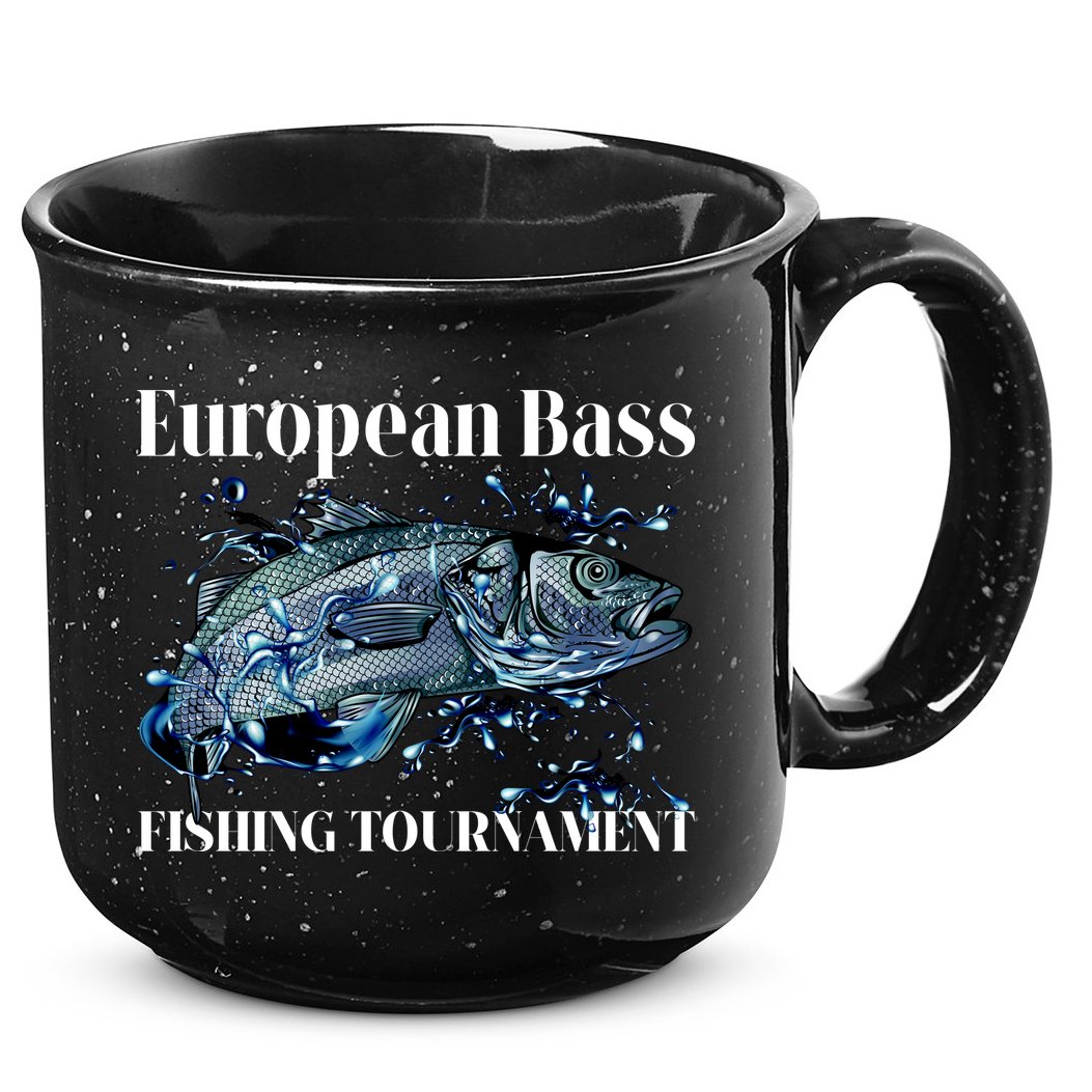 European Bass Fishing Tournament 15oz Campfire Ceramic Mug