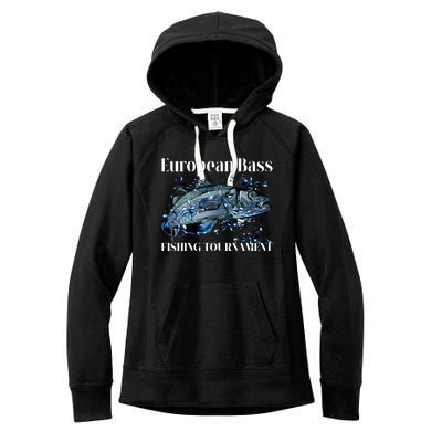 European Bass Fishing Tournament Women's Fleece Hoodie