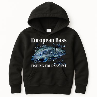 European Bass Fishing Tournament Kids Hoodie