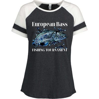 European Bass Fishing Tournament Enza Ladies Jersey Colorblock Tee