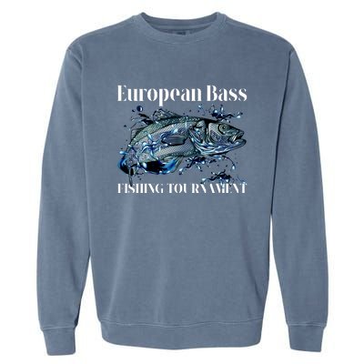 European Bass Fishing Tournament Garment-Dyed Sweatshirt