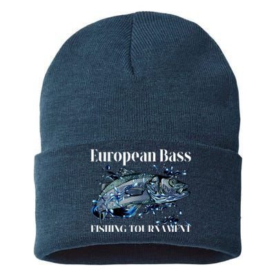 European Bass Fishing Tournament Sustainable Knit Beanie