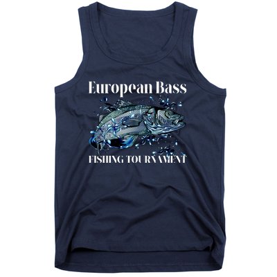 European Bass Fishing Tournament Tank Top