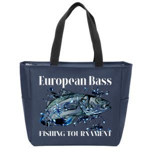 European Bass Fishing Tournament Zip Tote Bag