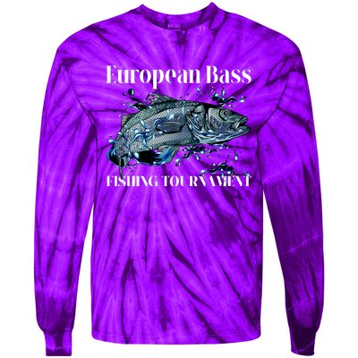 European Bass Fishing Tournament Tie-Dye Long Sleeve Shirt