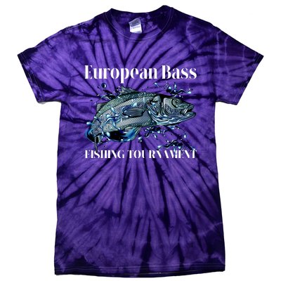 European Bass Fishing Tournament Tie-Dye T-Shirt