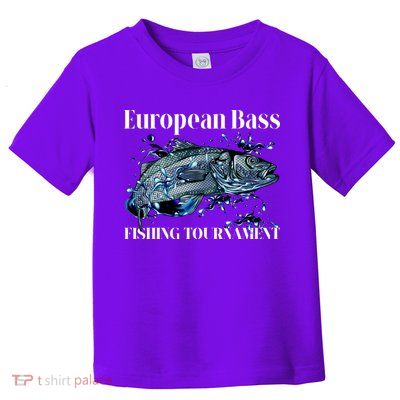 European Bass Fishing Tournament Toddler T-Shirt