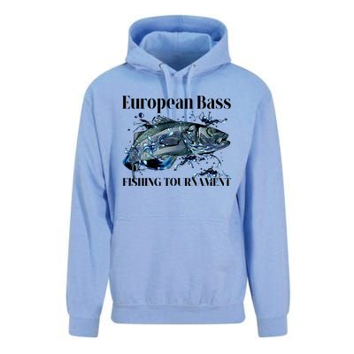 European Bass Fishing Tournament Unisex Surf Hoodie