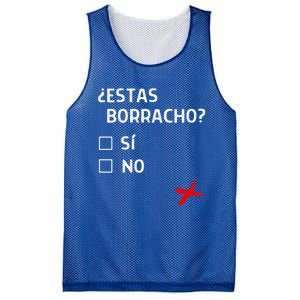 Estas Birracho? Funny Spanish Gift Mesh Reversible Basketball Jersey Tank