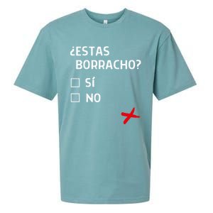 Estas Birracho? Funny Spanish Gift Sueded Cloud Jersey T-Shirt