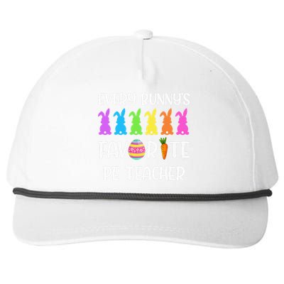 Every Bunny's Favorite PE Teacher Snapback Five-Panel Rope Hat