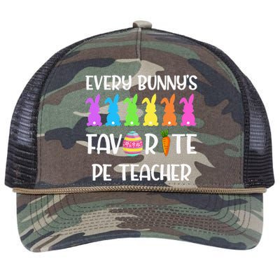 Every Bunny's Favorite PE Teacher Retro Rope Trucker Hat Cap