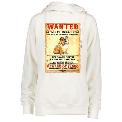 English Bulldog Funny Dog Lover Gifts Womens Funnel Neck Pullover Hood