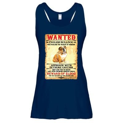 English Bulldog Funny Dog Lover Gifts Ladies Essential Flowy Tank