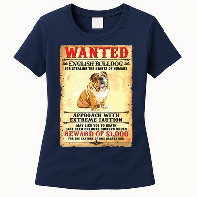 English Bulldog Funny Dog Lover Gifts Women's T-Shirt