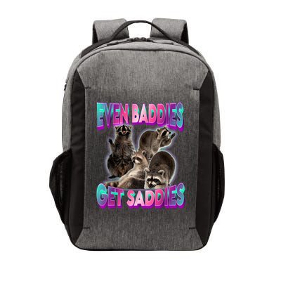 Even Baddies Get Saddies Raccoon Funny Oddly Specific Meme Vector Backpack