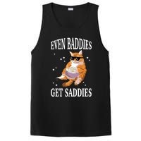 Even Baddies Get Saddies Funny Cat Meme PosiCharge Competitor Tank