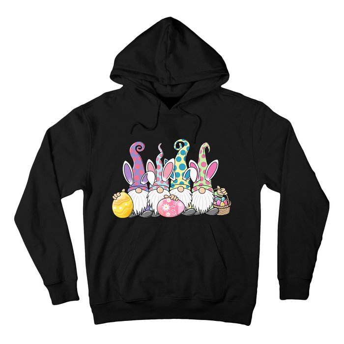 Easter Bunny Gnome Easter Eggs Hunting Hoodie