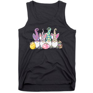 Easter Bunny Gnome Easter Eggs Hunting Tank Top