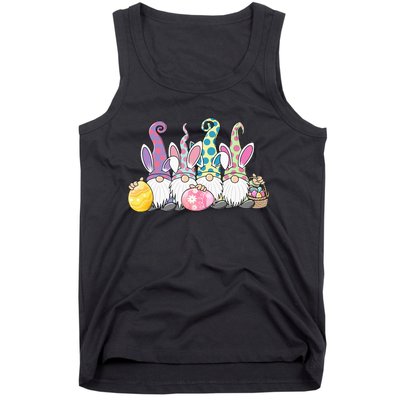 Easter Bunny Gnome Easter Eggs Hunting Tank Top