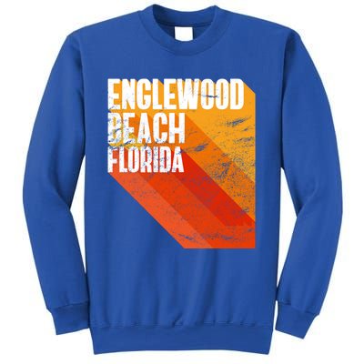 Englewood Beach Gift Retro Style Florida Gift Sweatshirt