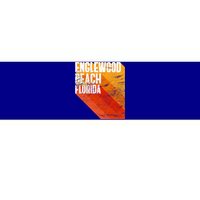 Englewood Beach Gift Retro Style Florida Gift Bumper Sticker