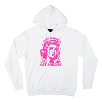 Even Baddies Get Saddies Retro Lady Hoodie