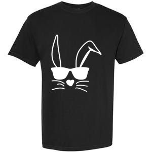 Easter Boy Girl Hip Easter Bunny Sunglasses Garment-Dyed Heavyweight T-Shirt