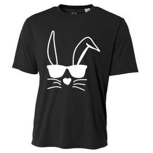 Easter Boy Girl Hip Easter Bunny Sunglasses Cooling Performance Crew T-Shirt