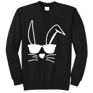 Easter Boy Girl Hip Easter Bunny Sunglasses Sweatshirt