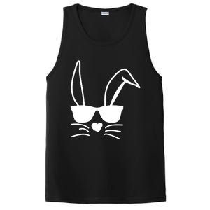 Easter Boy Girl Hip Easter Bunny Sunglasses PosiCharge Competitor Tank