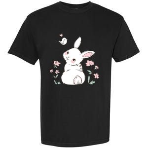 Easter Bunny Girl Ladies Easter Easter Gift Garment-Dyed Heavyweight T-Shirt