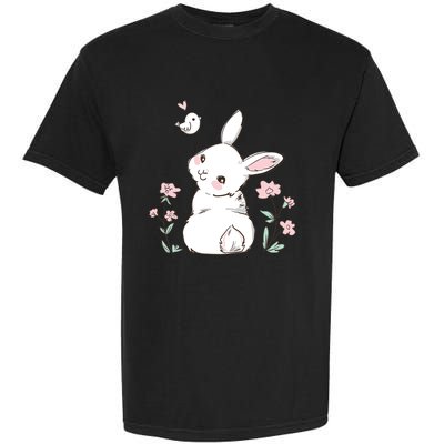 Easter Bunny Girl Ladies Easter Easter Gift Garment-Dyed Heavyweight T-Shirt