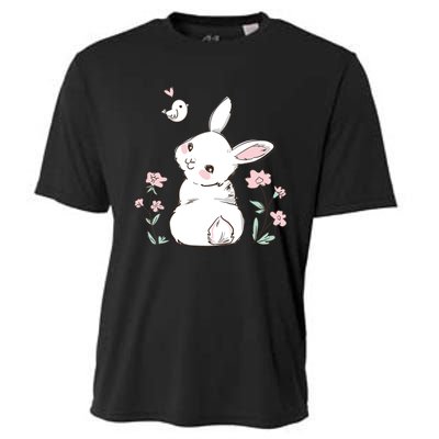 Easter Bunny Girl Ladies Easter Easter Gift Cooling Performance Crew T-Shirt