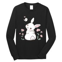 Easter Bunny Girl Ladies Easter Easter Gift Long Sleeve Shirt