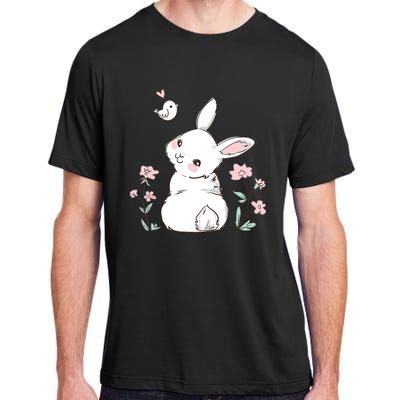 Easter Bunny Girl Ladies Easter Easter Gift Adult ChromaSoft Performance T-Shirt