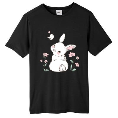 Easter Bunny Girl Ladies Easter Easter Gift Tall Fusion ChromaSoft Performance T-Shirt