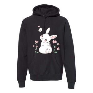 Easter Bunny Girl Ladies Easter Easter Gift Premium Hoodie