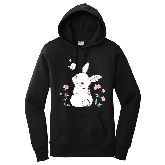 Easter Bunny Girl Ladies Easter Easter Gift Women's Pullover Hoodie