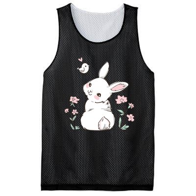 Easter Bunny Girl Ladies Easter Easter Gift Mesh Reversible Basketball Jersey Tank