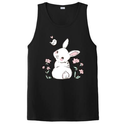 Easter Bunny Girl Ladies Easter Easter Gift PosiCharge Competitor Tank